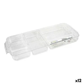 Bandeja com Compartimentos Confortime poliestireno 45 x 18 x 4,7 cm 12 Unidades (45 x 18 x 4,7 cm) de Confortime, Classificad...