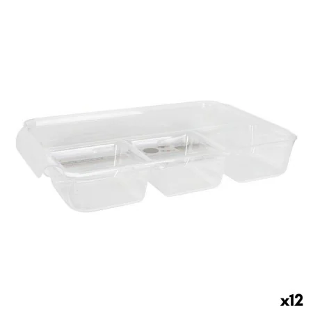 Organizador Multiusos Confortime Transparente 37,5 x 23,5 x 5, cm (12 Unidades) de Confortime, Suportes e dispensadores - Ref...