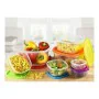 Set de Fiambreras Privilege Multicolor Apilable Cuadrado 7 Piezas (12 Unidades) de Privilege, Almacenamiento de alimentos - R...