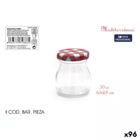 Tin Mediterraneo Glass 50 ml (96 Units) by Mediterraneo, Food storage - Ref: S2229790, Price: 28,33 €, Discount: %