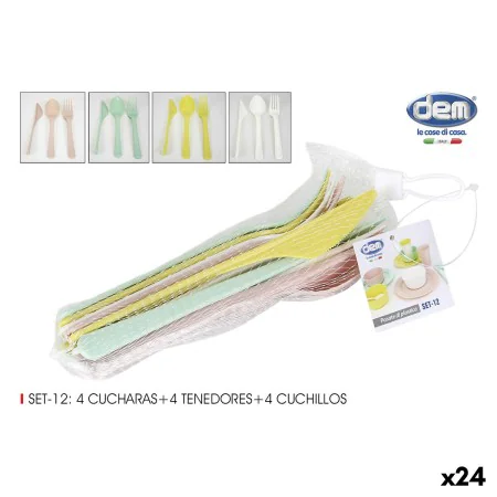 Conjunto de Talheres Dem (24 Unidades) de Dem, Louça de exteriores - Ref: S2229828, Preço: 24,83 €, Desconto: %