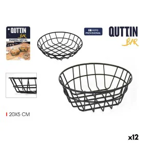 Cesta do Pão Quttin Metal Redonda 20 x 5 cm 4 mm (12 Unidades) de Quttin, Armazenamento de alimentos - Ref: S2229883, Preço: ...