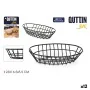 Cesta do Pão Quttin Metal Oval 23 x 16,5 x 5,5 cm (12 Unidades) de Quttin, Armazenamento de alimentos - Ref: S2229884, Preço:...