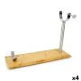 Porta prosciutto Quttin Metallo Bambù 48,5 x 16,5 x 2,3 cm (4 Unità) di Quttin, Portaprosciutto - Rif: S2229916, Prezzo: 52,3...