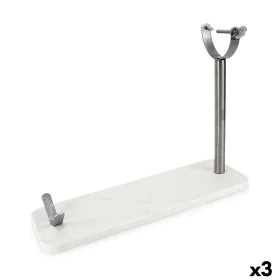 Porta prosciutto Quttin Marmo Acciaio 48,5 x 16 x 1,8 cm (3 Unità) di Quttin, Portaprosciutto - Rif: S2229918, Prezzo: 39,45 ...