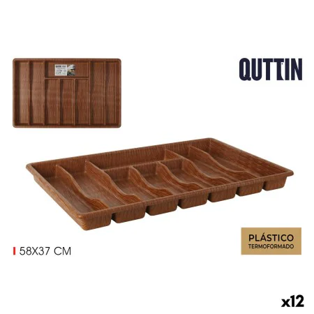 Organizador de Talheres Quttin 59 x 38 cm Termoplástico (12 Unidades) de Quttin, Prateleiras e estantes - Ref: S2229964, Preç...