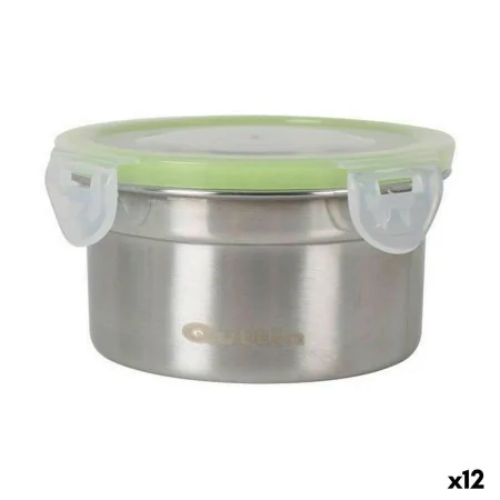 Fiambrera Hermética Quttin Redonda 300 ml Acero Inoxidable (12 Unidades) de Quttin, Almacenamiento de alimentos - Ref: S22303...