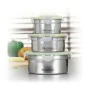 Fiambrera Hermética Quttin Redonda 550 ml Acero Inoxidable (12 Unidades) de Quttin, Almacenamiento de alimentos - Ref: S22303...