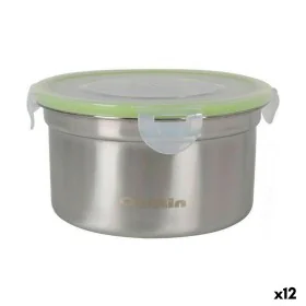 Fiambrera Hermética Quttin Redonda 900 ml Acero Inoxidable (12 Unidades) de Quttin, Almacenamiento de alimentos - Ref: S22303...