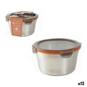 Boîte à lunch hermétique Quttin Ronde Acier 1L (12 Unités) de Quttin, Stockage des aliments - Réf : S2230305, Prix : 58,27 €,...