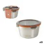 Lancheira Hermética Quttin Redonda Aço 1L (12 Unidades) de Quttin, Armazenamento de alimentos - Ref: S2230305, Preço: 58,27 €...