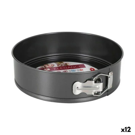 Moule amovible Quttin Noir Acier de carbone 24 x 7 cm (12 Unités) de Quttin, Moules pour gâteaux et biscuits - Réf : S2230334...