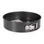 Molde Desmontável Quttin 52275 Aço com carbono Preto 26 cm (6 Unidades) (Ø 26 cm) de Quttin, Formas para tartes e biscoitos -...