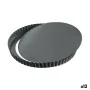 Molde Desmontável Quttin Preto Aço com carbono 24 x 2,8 cm (12 Unidades) de Quttin, Formas para tartes e biscoitos - Ref: S22...