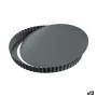 Molde Desmontável Quttin Preto Aço com carbono 32 x 2,8 cm (12 Unidades) de Quttin, Formas para tartes e biscoitos - Ref: S22...