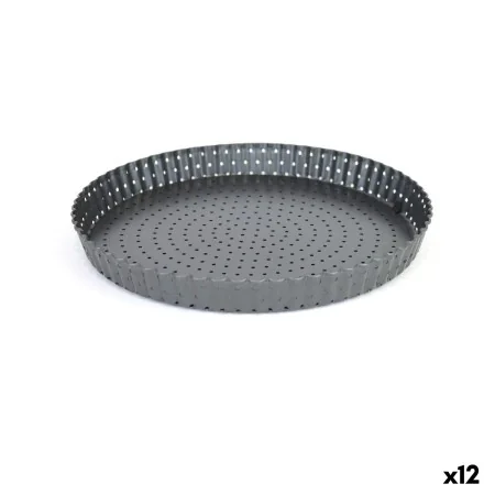 Molde para Tartas Quttin 28 x 3 cm Perforado Desmontable (12 Unidades) de Quttin, Moldes para tartas y bizcochos - Ref: S2230...