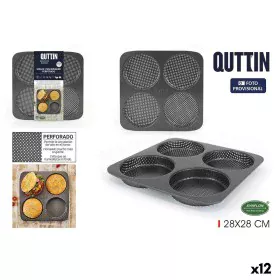 Shaped mould Quttin Burguer 28 x 28 x 2,5 cm (12 Units) by Quttin, Bread & Loaf Tins - Ref: S2230398, Price: 81,84 €, Discoun...