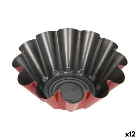 Flan Mould Quttin Cherry Carbon steel 24 x 24 x 9 cm (12 Units) by Quttin, Cake and sponge moulds - Ref: S2230400, Price: 38,...