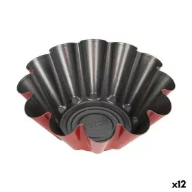 Flan Mould Quttin Cherry Carbon steel 24 x 24 x 9 cm (12 Units) by Quttin, Cake and sponge moulds - Ref: S2230400, Price: 38,...