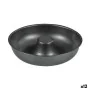 Molde para Horno Quttin Rosquillas Acero al carbono Negro Ø 21 cm 21 x 5 cm (12 Unidades) de Quttin, Moldes para tartas y biz...