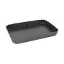 Molde Desmontável Quttin Preto Aço com carbono 22,5 x 15,5 x 3 cm (12 Unidades) de Quttin, Formas para tartes e biscoitos - R...