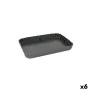 Molde Desmontable Quttin Rectangular 27,3 x 20 x 3 cm (6 Unidades) de Quttin, Moldes para tartas y bizcochos - Ref: S2230422,...