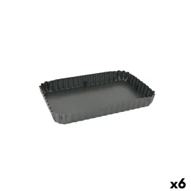 Moule amovible Quttin Rectangulaire 27,3 x 20 x 3 cm (6 Unités) de Quttin, Moules pour gâteaux et biscuits - Réf : S2230422, ...