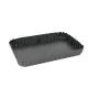 Molde Desmontable Quttin Negro Acero al carbono 31,5 x 21,5 x 3,5 cm (6 Unidades) de Quttin, Moldes para tartas y bizcochos -...