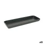 Molde Desmontável Quttin Preto Aço com carbono 35 x 11 x 2,6 cm (12 Unidades) de Quttin, Formas para tartes e biscoitos - Ref...