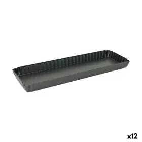 Springform Pan Quttin Black Carbon steel 35 x 11 x 2,6 cm (12 Units) by Quttin, Cake and sponge moulds - Ref: S2230424, Price...