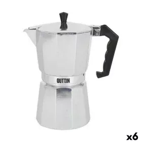 Italian Coffee Pot Quttin 6 Cups Aluminium (6 Units) by Quttin, Stovetop Coffee Makers - Ref: S2230456, Price: 57,09 €, Disco...