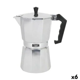 Italian Coffee Pot Quttin 9 Cups Aluminium (6 Units) by Quttin, Stovetop Coffee Makers - Ref: S2230457, Price: 50,84 €, Disco...