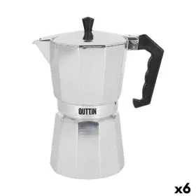 Italian Coffee Pot Quttin 9 Cups Aluminium (6 Units) by Quttin, Stovetop Coffee Makers - Ref: S2230457, Price: 64,53 €, Disco...