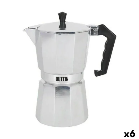 Cafeteira Italiana Quttin 9 Copos Alumínio (6 Unidades) de Quttin, Cafeteiras italianas - Ref: S2230457, Preço: 50,84 €, Desc...