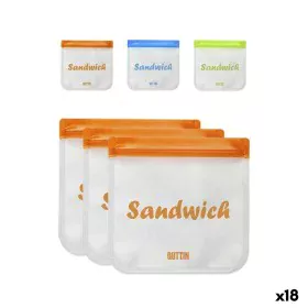 Reusable Food Bag Quttin 3 Pieces 17 x 17 cm (18 Units) by Quttin, Food storage - Ref: S2230546, Price: 51,24 €, Discount: %