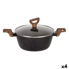 Casserole avec Couvercle Quttin Ecological Noir Aluminium forgé 29 x 44,5 cm (4 Unités) de Quttin, Faitouts - Réf : S2230586,...