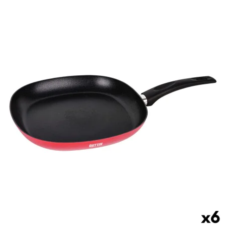 Poêle à Grilller Quttin Infinity Rouge 28,5 x 47 x 6 cm (6 Unités) de Quttin, Poêles gril - Réf : S2230592, Prix : 81,23 €, R...