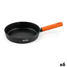 Poêle Quttin Gastro Noir Orange 35,5 x 21 x 5 cm (6 Unités) de Quttin, Grandes sauteuses - Réf : S2230629, Prix : 54,95 €, Re...