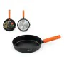 Poêle Quttin Gastro Noir Orange 43 x 25 x 5 cm (6 Unités) de Quttin, Grandes sauteuses - Réf : S2230631, Prix : 60,88 €, Remi...