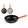 Wok Quttin Gastro Noir Orange 47 x 29 x 8 cm (6 Unités) de Quttin, Woks - Réf : S2230640, Prix : 103,84 €, Remise : %