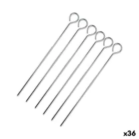 Barbecue Skewer Set Wooow Metal 6 Pieces 20 cm (36 Units) by Wooow, Skewers - Ref: S2230661, Price: 23,52 €, Discount: %