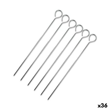 Set de Pinchos para Barbacoa Wooow Metal 6 Piezas 20 cm (36 Unidades) de Wooow, Pinchos - Ref: S2230661, Precio: 23,52 €, Des...