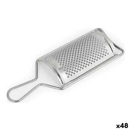 Curved Grater Stainless steel Silver 6,7 x 18 cm (48 Units) by BigBuy Home, Spiralizers, Manual Graters & Slicers - Ref: S223...