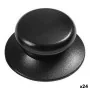 Doorknob 2 Units Black 6 cm (2 Pieces) by BigBuy Home, Pan Lids - Ref: S2230717, Price: 14,52 €, Discount: %