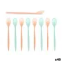 Set de Cucharas Multicolor 8 Piezas 48 Unidades de BigBuy Home, Cucharas - Ref: S2230739, Precio: 24,39 €, Descuento: %