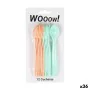 Reusable spoon set Reusable Multicolour 20 cm 12 Pieces (36 Units) by BigBuy Home, Spoons - Ref: S2230740, Price: 19,25 €, Di...