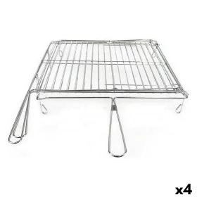 Parrilla Algon Cromado Giratorio 40 x 45 x 10 cm (4 Unidades) de Algon, Parrillas - Ref: S2230872, Precio: 57,15 €, Descuento: %