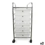 Chest of drawers Confortime Conforti Metal (2 Units) (33 x 38,5 x 66,5 cm) by Confortime, Tool Chests - Ref: S2230893, Price:...