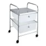 Chest of drawers Confortime Metal With wheels Plastic 33 x 32,5 x 45,5 cm (2 Units) by Confortime, Cupboards and shelving - R...