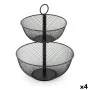 Fruteira Confortime Duplo Metal 31 x 31 x 41 cm (4 Unidades) de Confortime, Pratos e fontes - Ref: S2230937, Preço: 46,15 €, ...